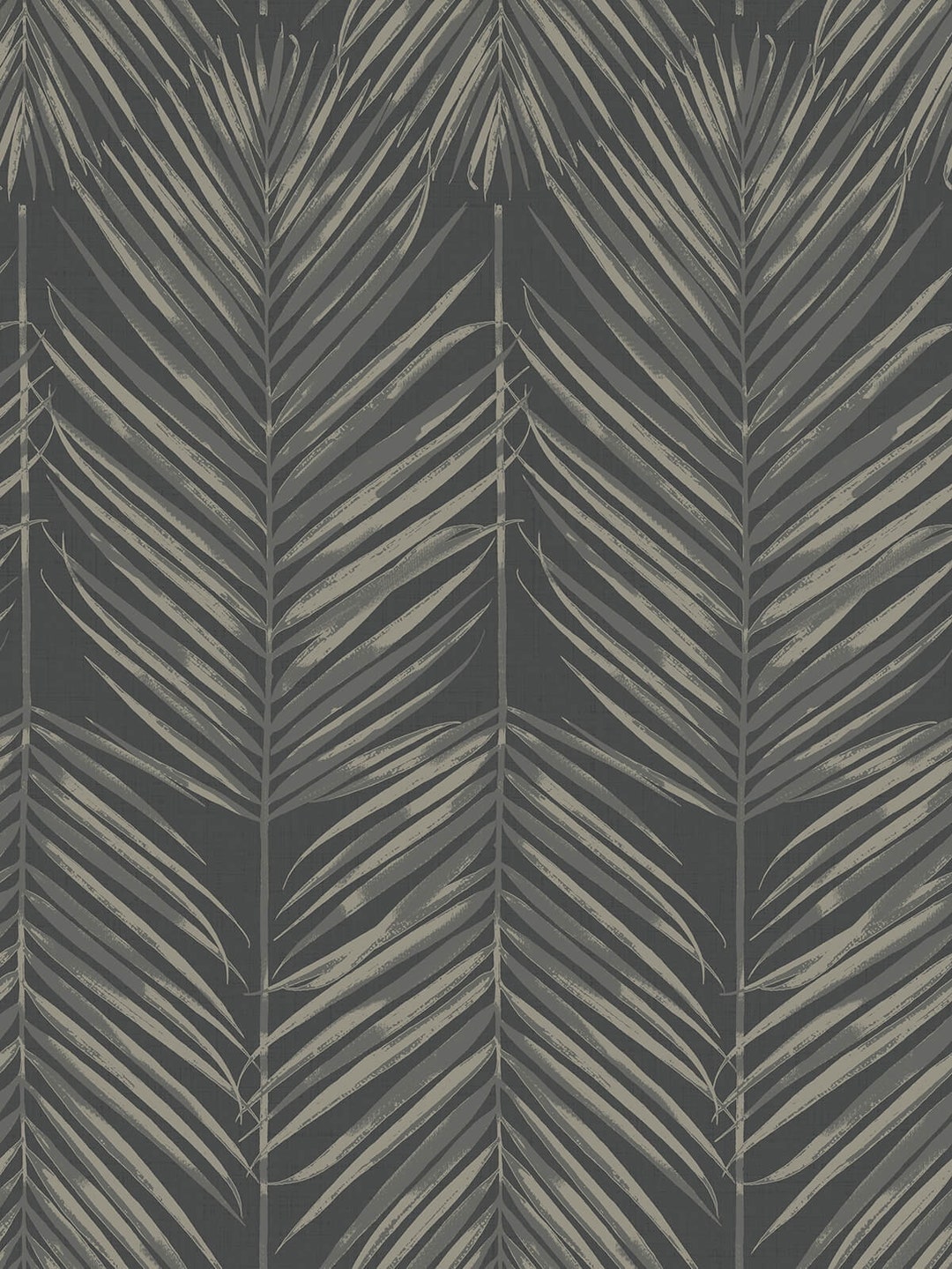 Palm Leaves Seabrook Designs Wallpaper - Etsy