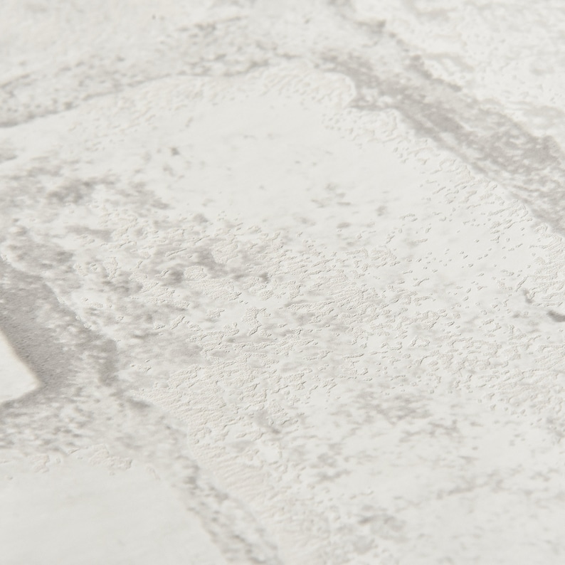 Loft White Texture Brick Peel and Stick Modern Industrial Farmhouse Wallpaper NU2218