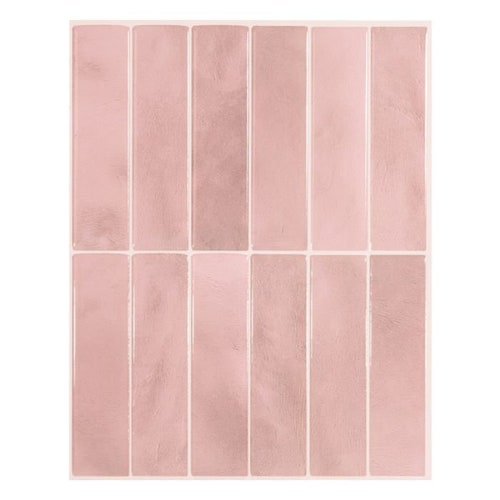 Maroc Rabat moderne empilable rose carrelage autocollant dosseret SM1237 Smart Tiles