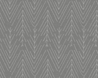 Roommates Twig Hygge Herringbone Gray Peel and Stick Wallpaper RMK11674WP