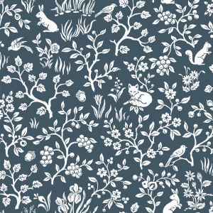 Fox and Hare Premium Peel and Stick Wallpaper