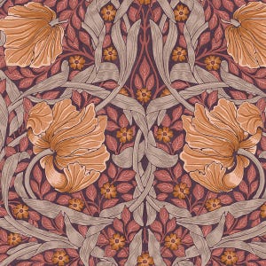 William Morris Pimernel Wallpaper