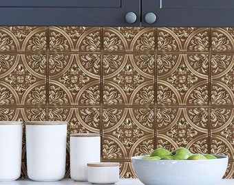Chelsea Bronze Faux Metallic Bakplatta med självhäftande ytbehandling NH2987