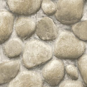 May include: A close-up of a stone wall made of various sized, light brown and beige stones. The stones are arranged in a random pattern, creating a rustic and natural look.