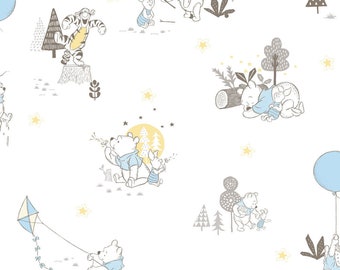 Disney Winnie the Pooh Playmates Nursery Peel & Stick Wallpaper RMK11798