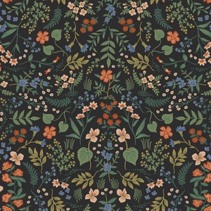York Rifle Paper Co Wildwood Black Botanical Bohemian Floral
