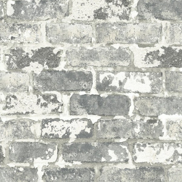 Wallpaper Peel and Stick Brick Etsy