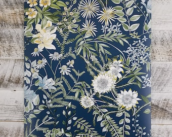 Brewster A Street Prints Full Bloom Navy Blue Floral Wallpaper Yellow Green Diy SCH12902
