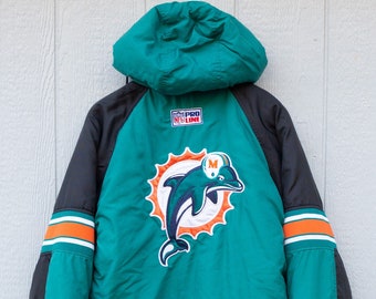miami dolphins pullover starter jacket