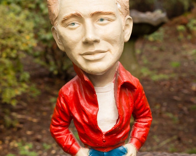 Vintage James Dean Statue Esco Products, Inc. Chalkware Movie Celebrity