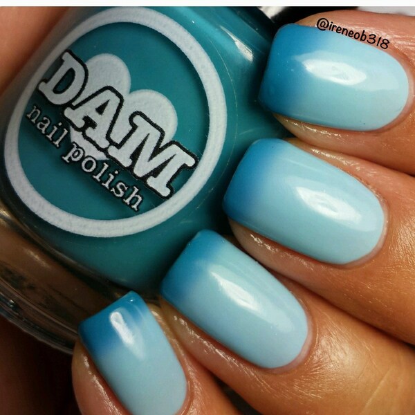 Thermal Nail Polish - Teal Polish - Blue Polish - Indie Nail Polish - Bright Nail Polish - Gift For Women   - Teal Next Time