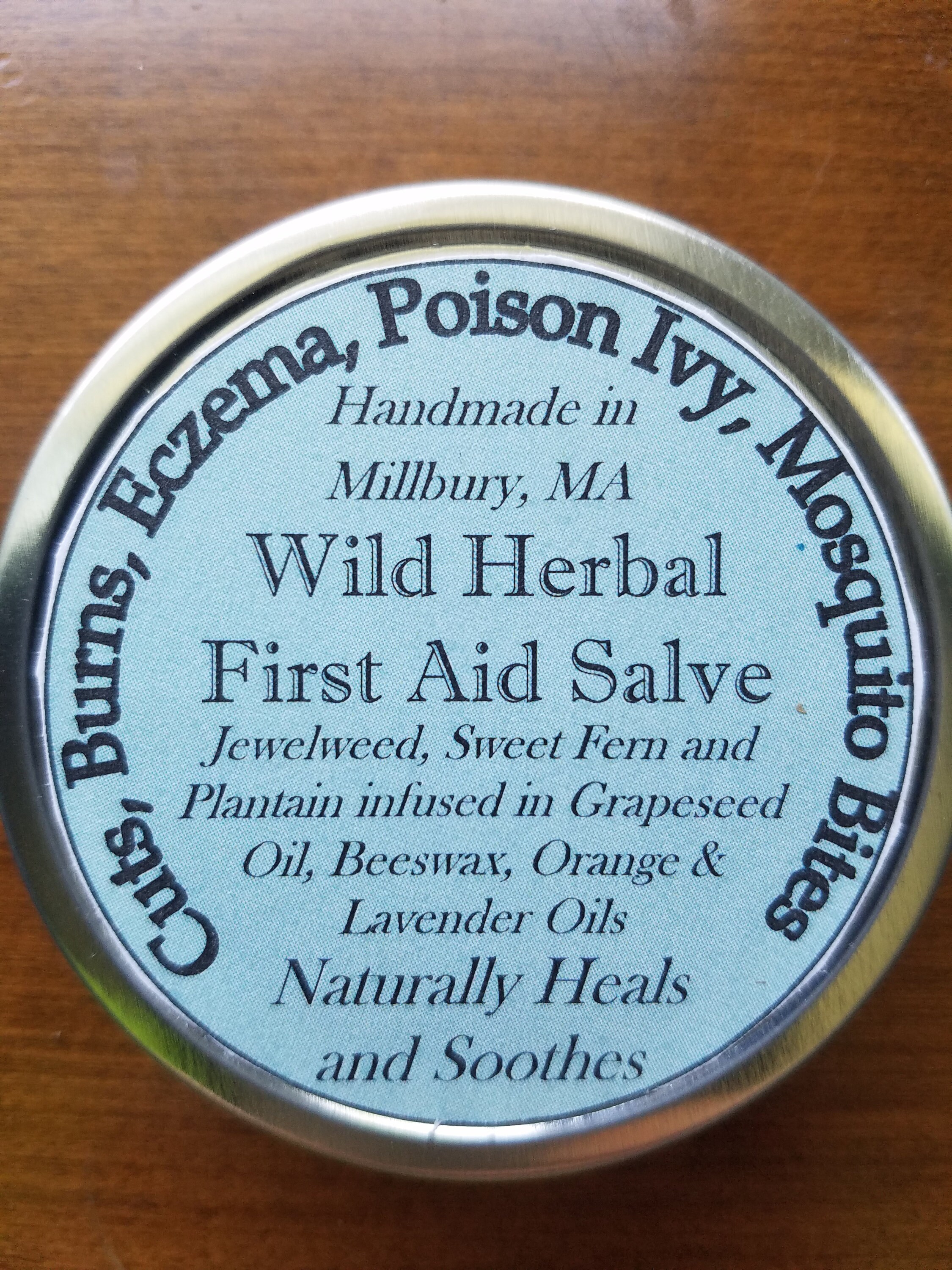 Wild Herbal First Aid Salve- Wild-Crafted for Poison Ivy, Mosquito, E…