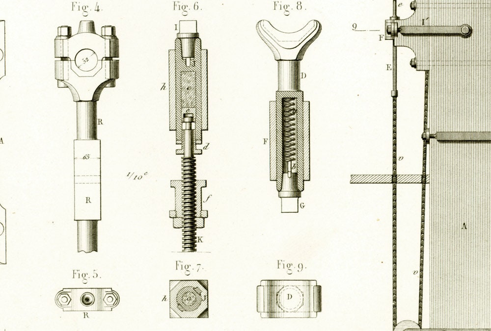 Hammer Invented 1853 Steam Hammer Metal Working Invention Blacksmith Power Trip Hammer ...