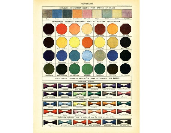 Chromatics Color Chart