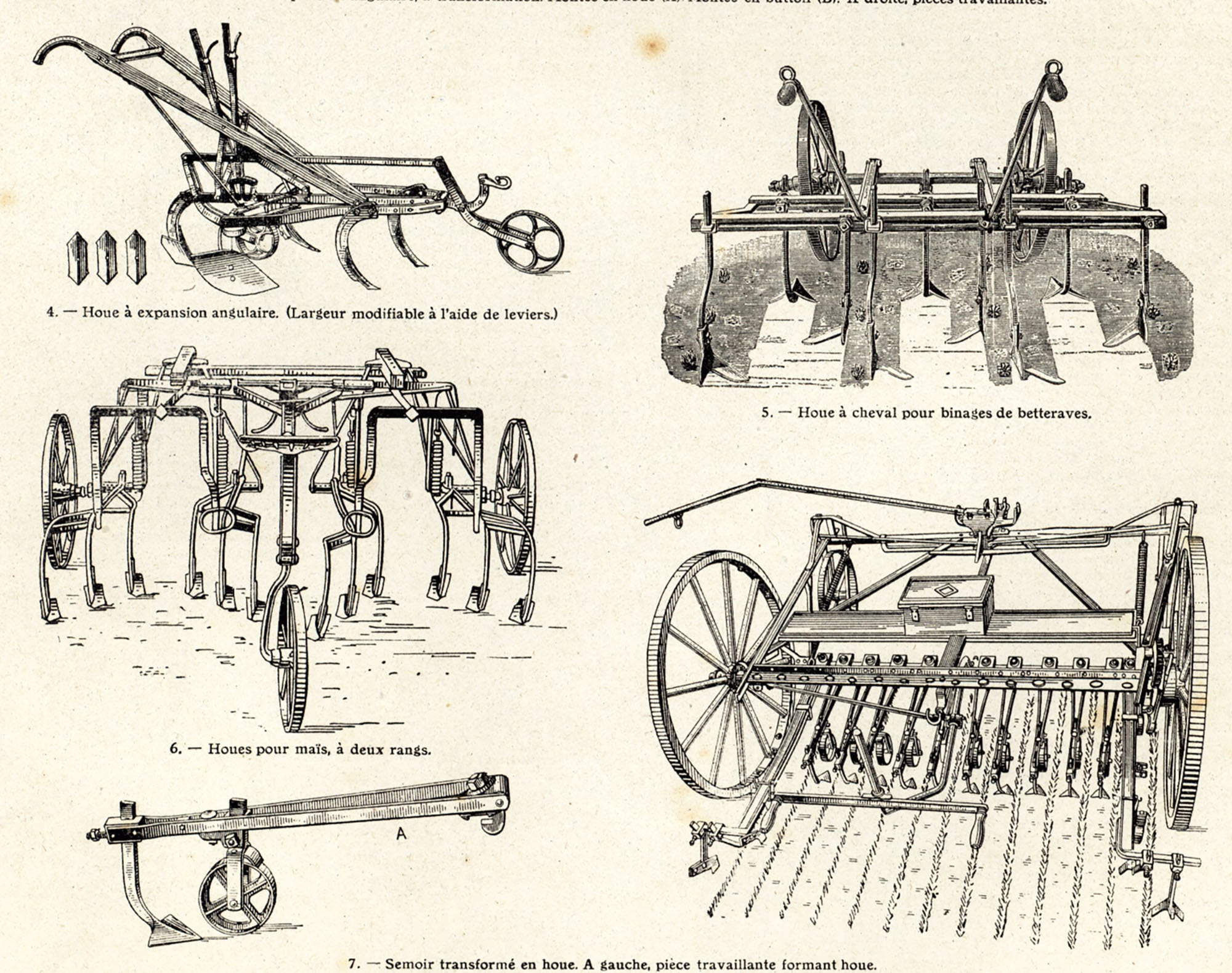 Ancienne Planteuse De Pommes De Terre à Une Rangée Image stock - Image du cheval, instrument: 77323713