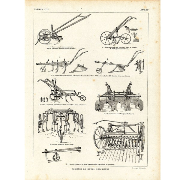 Agricultural Machine Etsy