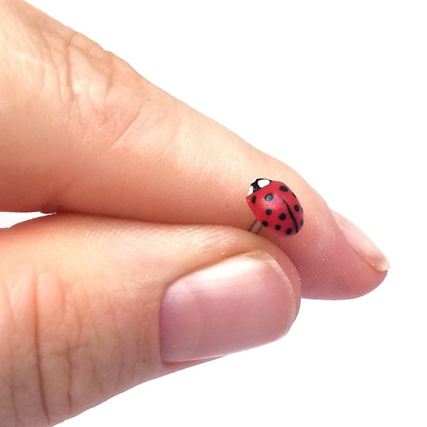 Ladybug Pin, Pins for Backpacks Packs, Hat Pins, Best Friend Gifts, Back to School Teacher Gifts, Long Distance Gifts,