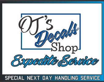 Expedite Service - Next Day Handling - Priority Mail Shipping