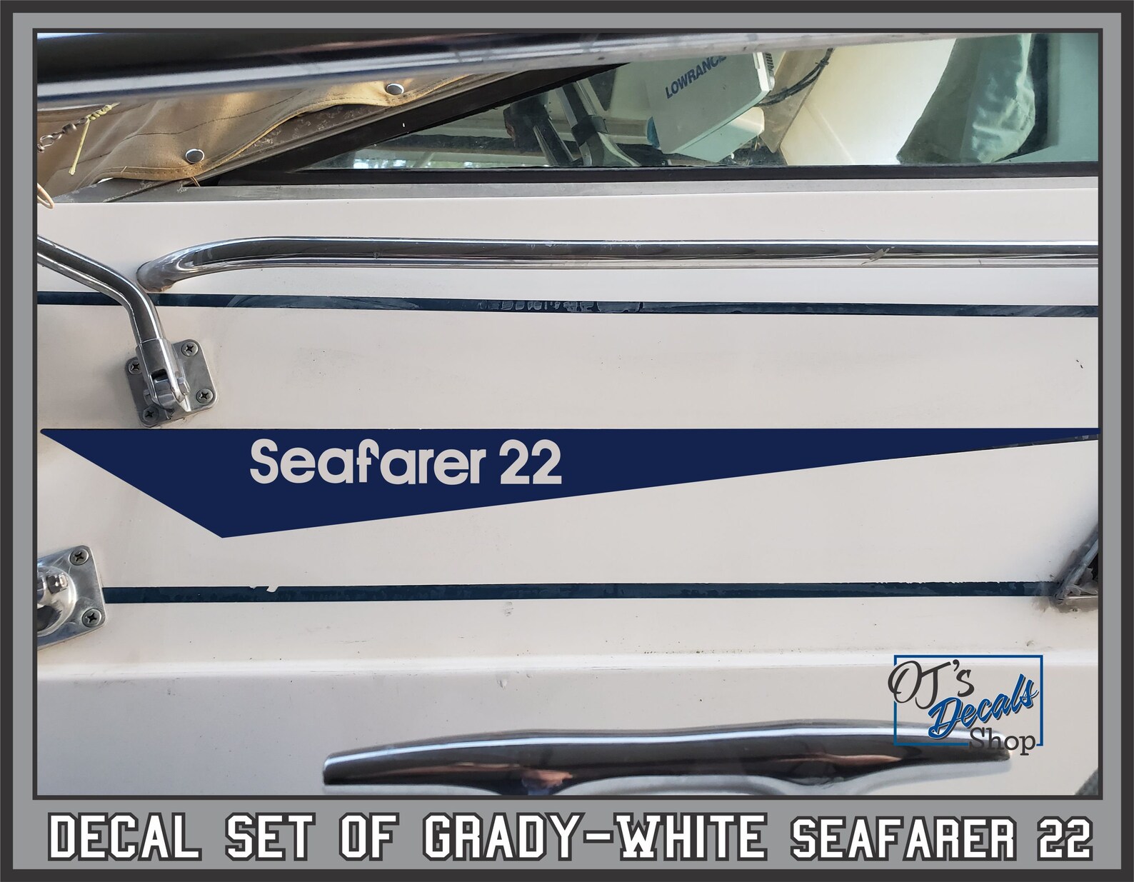Grady White Seafarer 22 Hull Replacement Decals Set Etsy
