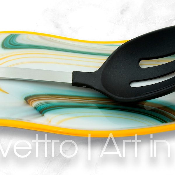 Glass Spoon Rest Etsy