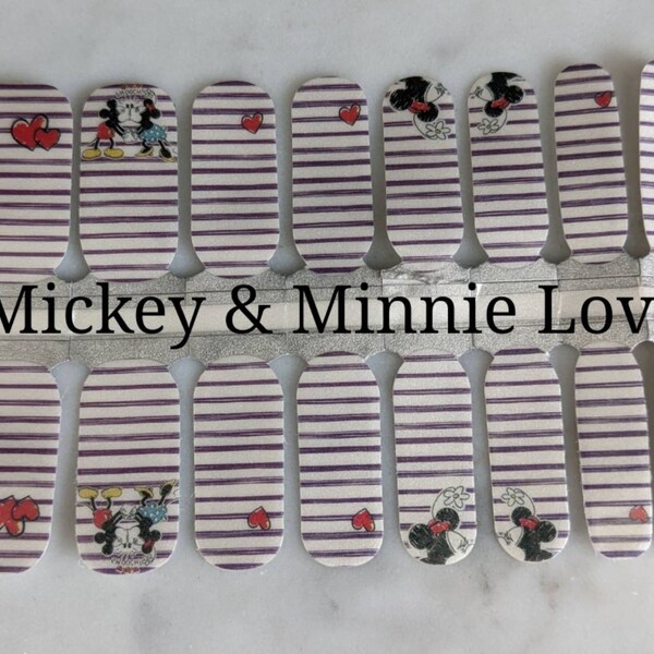 Mickey Mouse Nail Polish Etsy