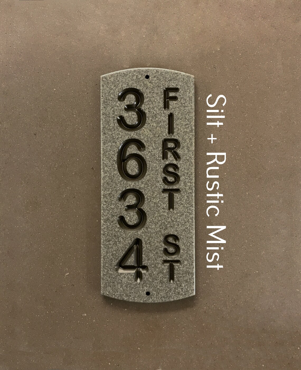 Arcadian Address Sign Engraved designer house numbers. Etsy