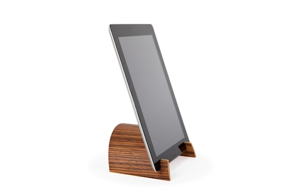 IPad Stand or Wooden Tablet Stand Desk Phone Stand Smartphone Storage Gift  for Man, Son Handicraft 