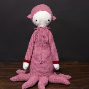 Crocheted toy amigurumi Lalylala Oleg the octopus image 3