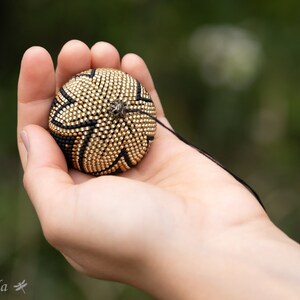 Boule de Noël en perles de rocaille image 7