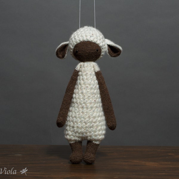 Poupée en crochet Lalylala Lupo le Mouton