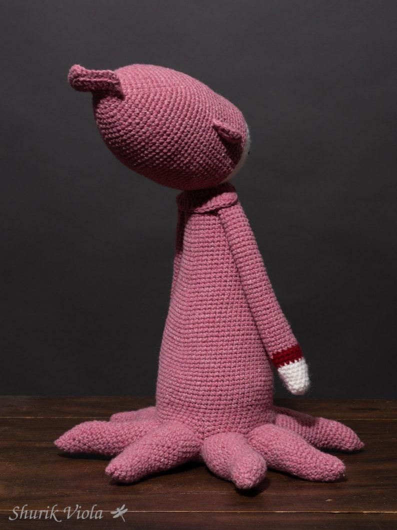 Crocheted toy amigurumi Lalylala Oleg the octopus image 9