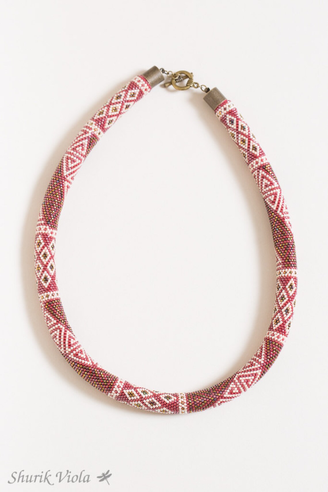 Collier Ethnique En Perles De Verre Jaune - Bijou Occasion | Style Bohème Et Coloré