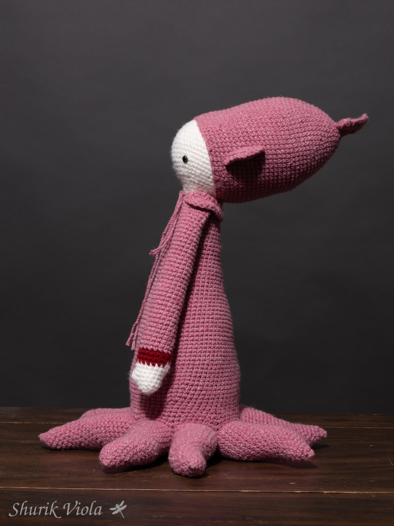 Crocheted toy amigurumi Lalylala Oleg the octopus image 6