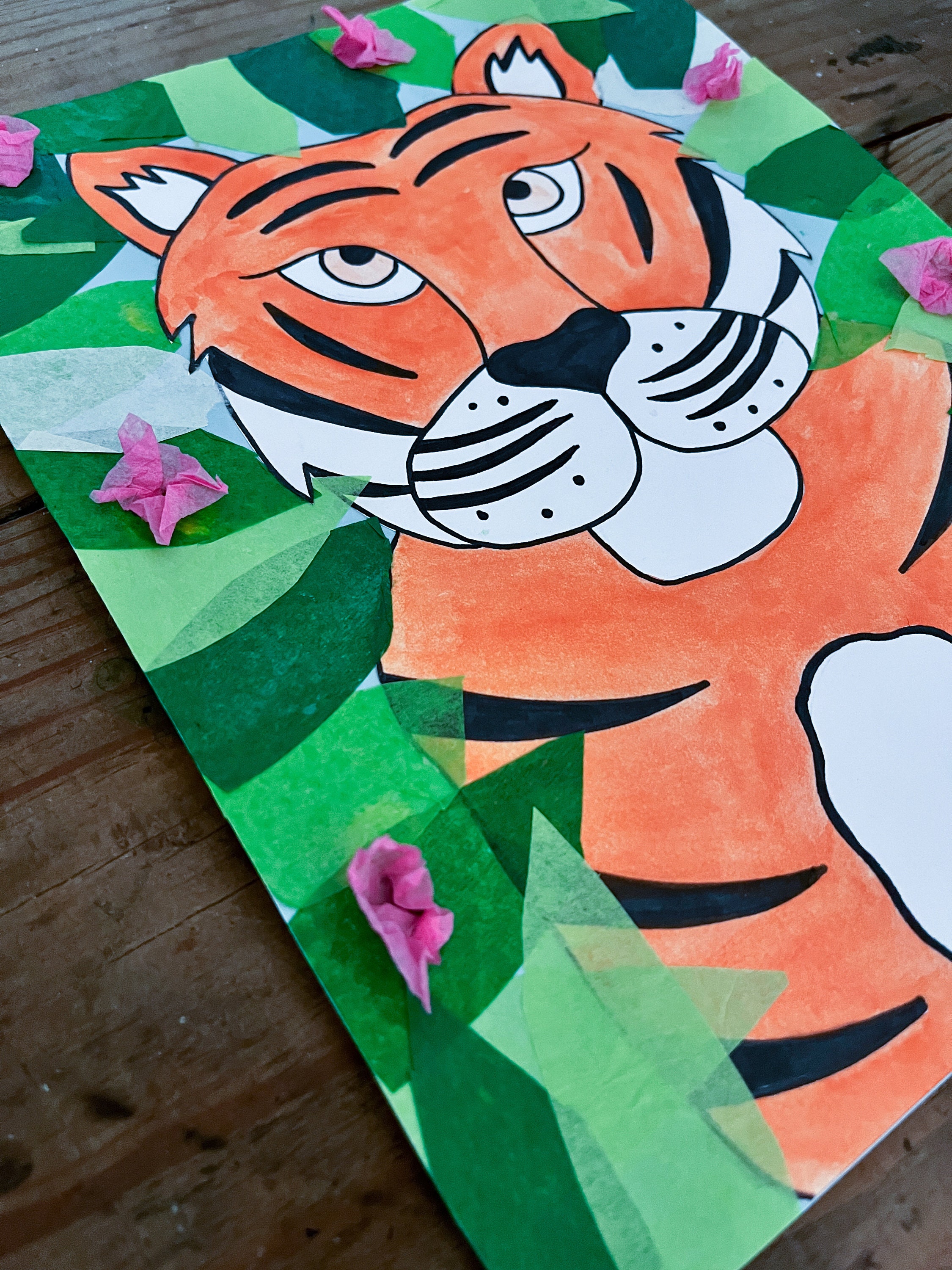 Tiger Art Kit for Kids DIY Craft Kit Art Kit for Kids Art Gift Box DIY Art  Kit for Adults Art Activity for Kids DIY Kit 