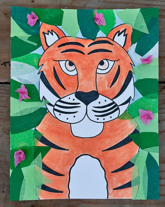 Tiger Art Kit for Kids DIY Craft Kit Art Kit for Kids Art Gift Box DIY Art  Kit for Adults Art Activity for Kids DIY Kit -  Israel