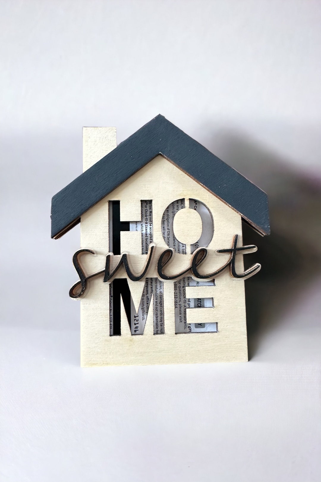 Adorable Home Sweet Home Gift Card Holder Buyers Gift Housewarming Gift