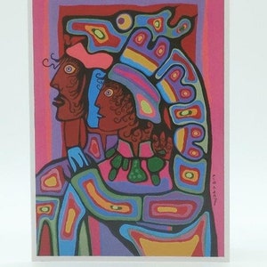 Cartão Arte Coleção Norval Morrisseau - Poder de Dentro