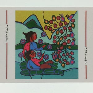 Die Norval Morrisseau Collection - The Zweig des Lebens Kunstkarte