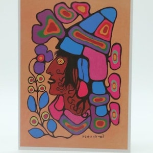 A coleção Norval Morrisseau - como um cartão de arte