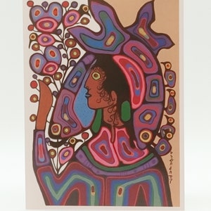Cartão A Coleção Norval Morrisseau - Princesa de Peixes