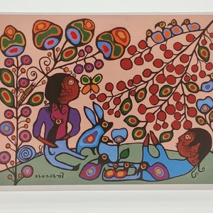 Die Norval Morrisseau Collection - Die Mutter Erde Kunstkarte
