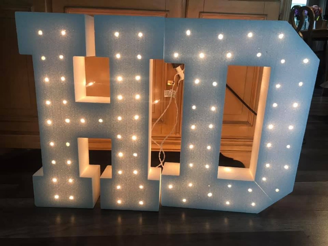 Two Large Foam Numbers Large Foam Numbers Set of Large Etsy