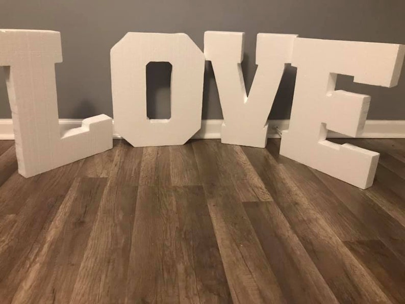 32 Huge Foam Letters Giant Foam Letters Free Etsy