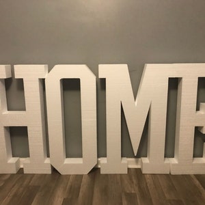 Letras de espuma de gran tamaño de 36 "/letras de espuma grandes/letra de espuma de poliestireno independiente/letras de espuma para cumpleaños, Baby Shower y boda
