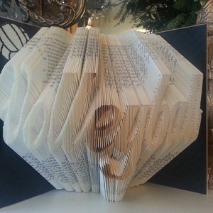 Volleyball Folded book art, Volleyball Player Gift, Volleyball coach gift, Volleyball Senior Night Gift, Volleyball Coach Thank You, Sports