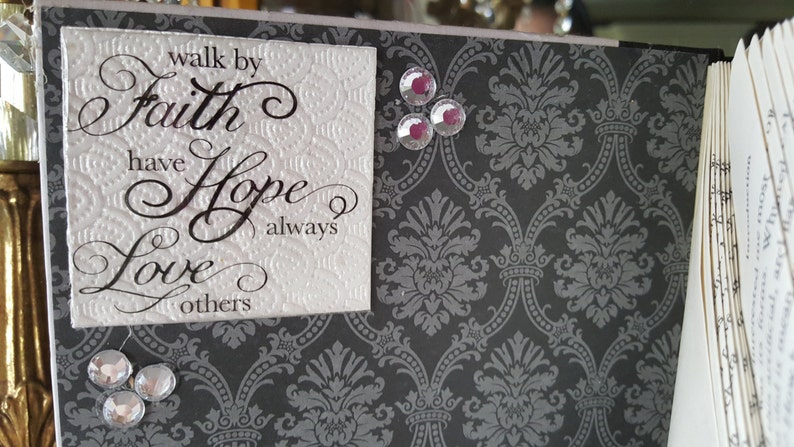 Faith Folded Book Faith Gift Religion Gift Pastor Gift Etsy