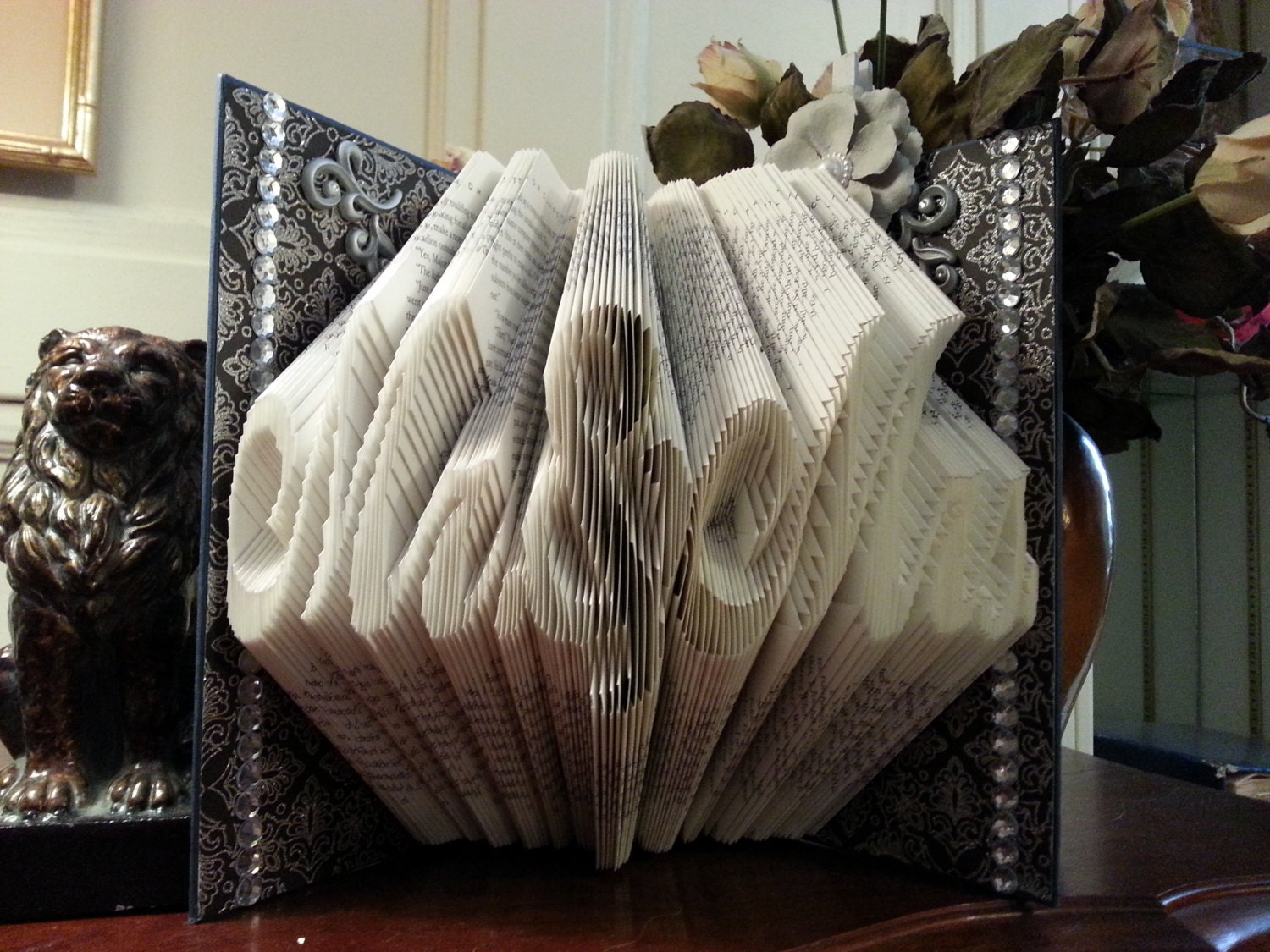 Mr. & Mrs. Folded Book Wedding Gift Wedding Shower Gift Etsy