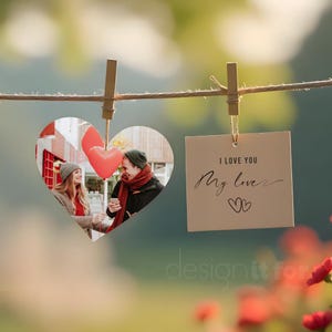 Design post social media di San Valentino, post Instagram di San Valentino, modello personalizzabile di San Valentino