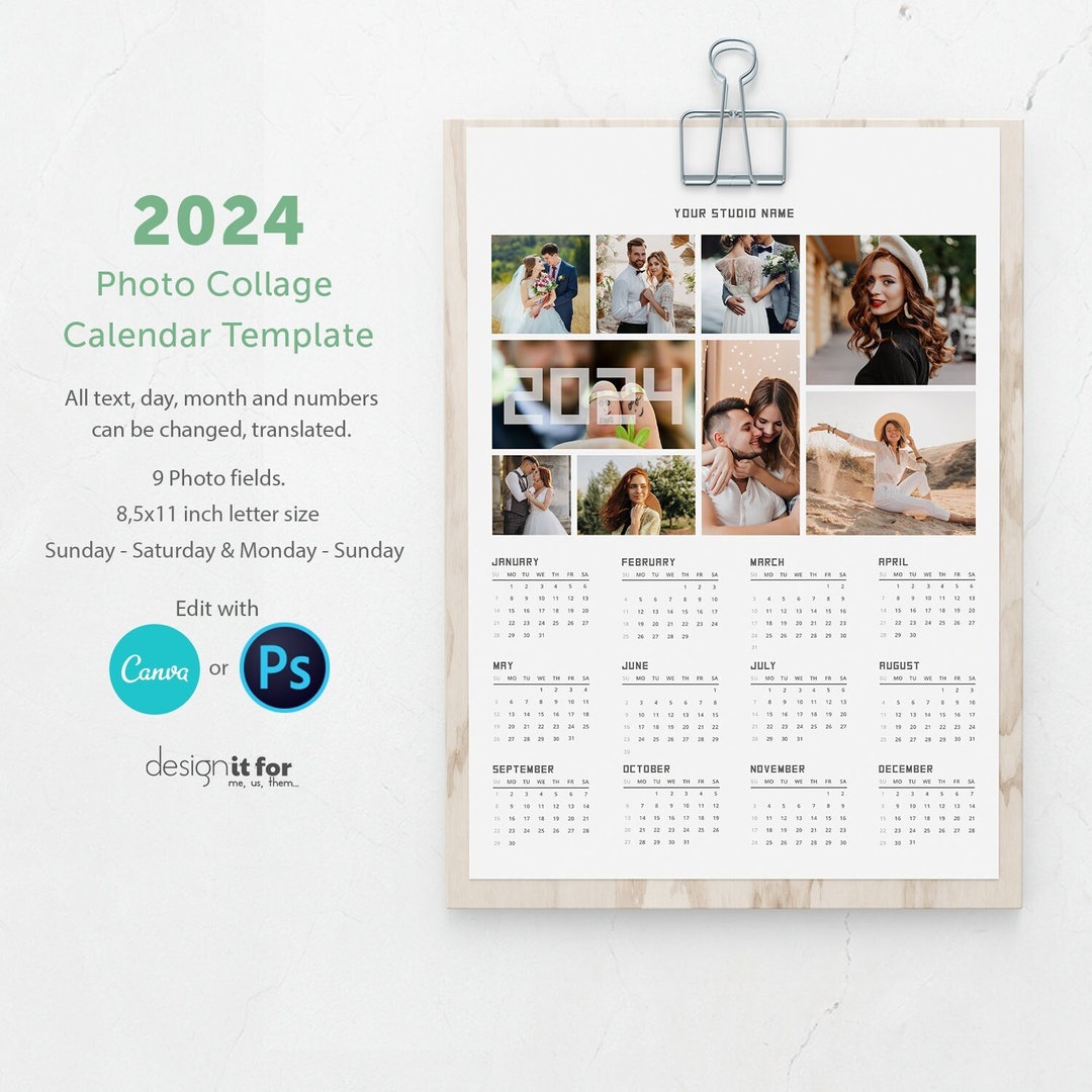 2024-calendar-template-with-photo-collage-printable-canva-year-calendar-photo-calendar-template-letter-size-calendar-editable-psd-file-etsy