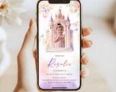 Princess Castle Birthday Animated Invitation | Editable Canva Video Invite | Photo Birthday Invitation for Any Age | Digital Download